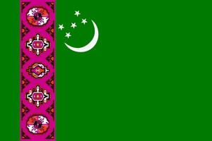 Флаг: Туркменистан